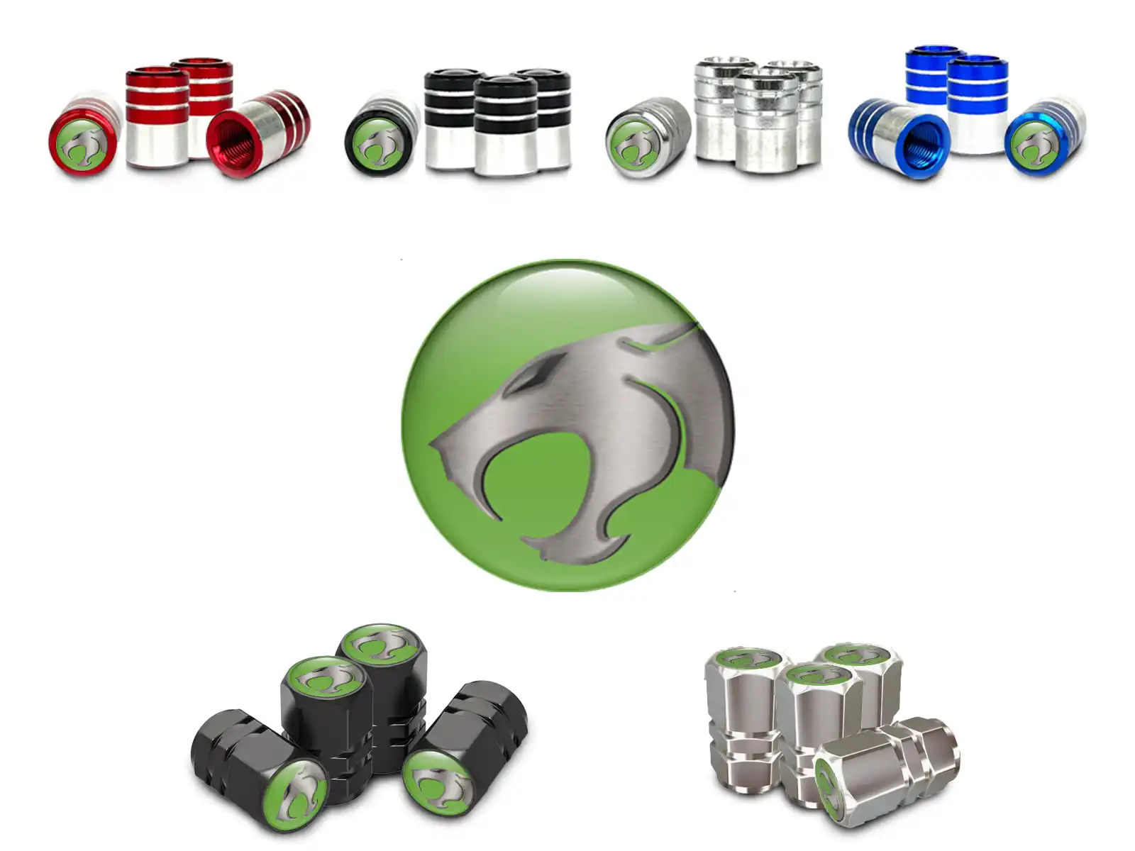Tyre Valve Caps for Motorcycle Luxury Style Edition